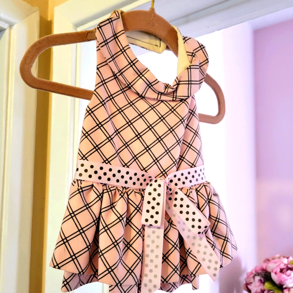 Small designer dog dress